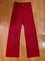 Wide Leg Jeans, rot, H&M Divided, Gr. 34, neuwertig Baden-Württemberg - Gaggenau Vorschau