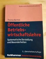 Buch "Öffentliche Betriebswirtschaftslehre" Thomas Barthel Nordrhein-Westfalen - Porta Westfalica Vorschau