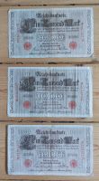 Reichsbanknote 1000 Mark 3 Stück Hamburg-Nord - Hamburg Alsterdorf  Vorschau