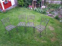 4 Gartenstühle Metall Shabby Vintage Rost Bayern - Amerang Vorschau