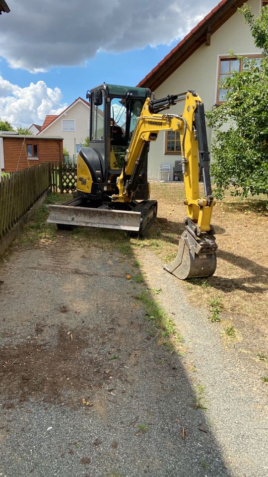 Minibagger Vermietung Baumaschinen Mieten Leihen in Eckersdorf