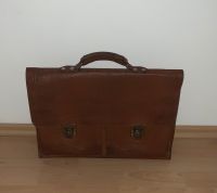 Alte Aktentasche / Schultasche in Farbe braun, Vintage, Retro Niedersachsen - Sulingen Vorschau