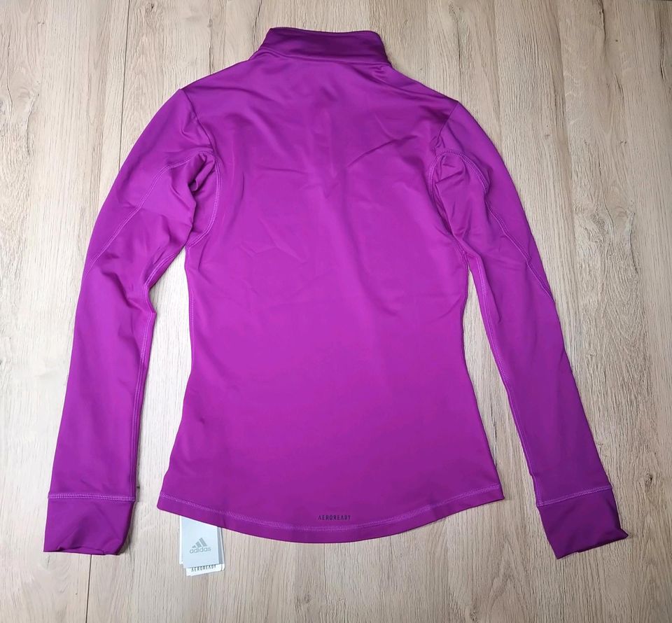 Neu! ADIDAS Funktionsshirt Sweatshirt fuchsia Gr. 170 in Weiterstadt