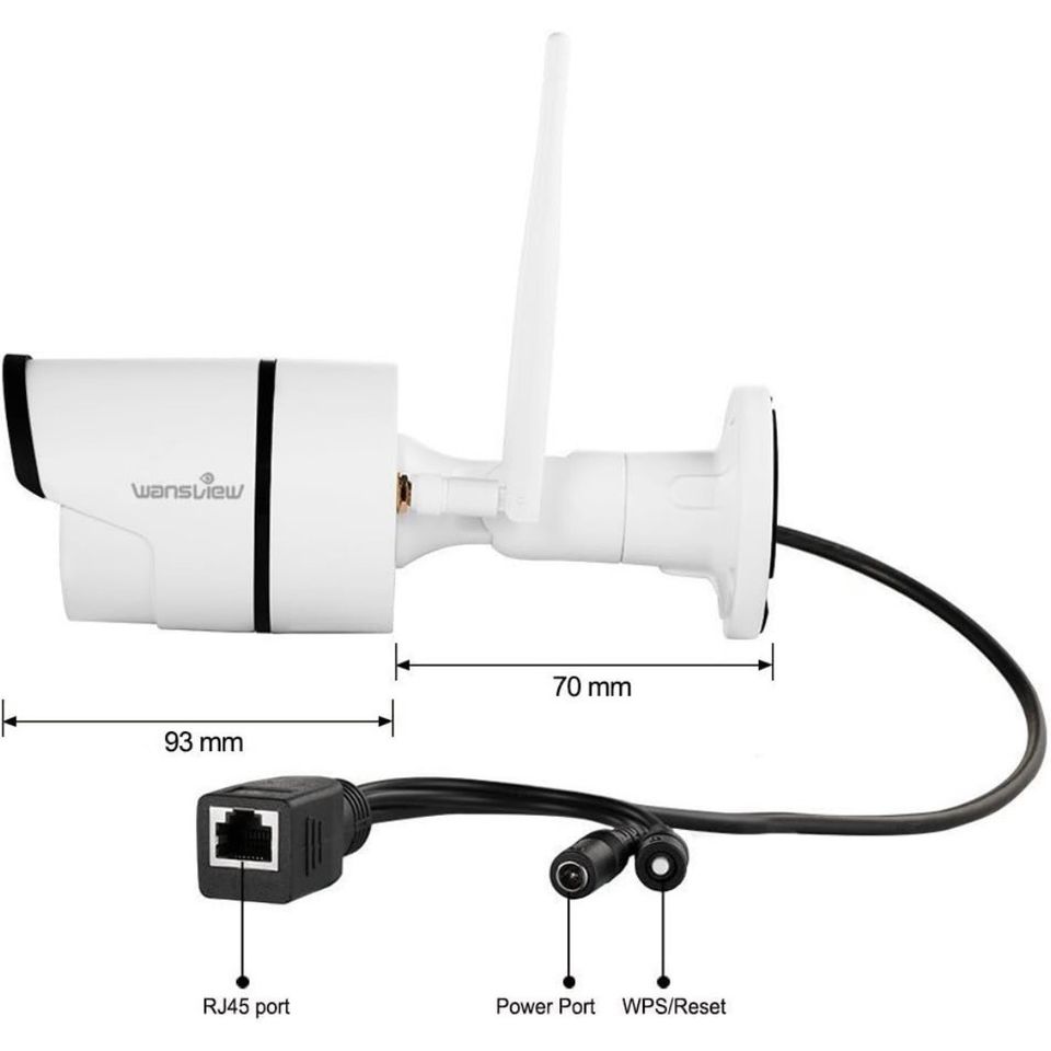 W-lanÜberwachungskamera 4x vorhanden in Zschadraß