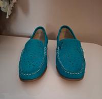 Damen Schuhe Loafer  ViA Milano   Gr.41,5G  Fb.türkis Nordrhein-Westfalen - Krefeld Vorschau