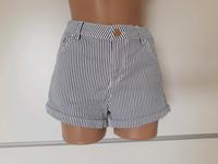 H&M 38: High Waist Shorts, gestreift Niedersachsen - Cremlingen Vorschau