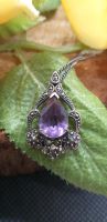 Juwelo Amethyst Silberhalskette 925er, Artnr:8222Ry, Vintage, Bar Berlin - Steglitz Vorschau