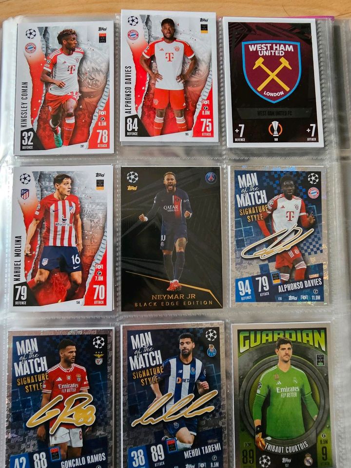 Verkaufe hier meine  topps  karten in Röthlein