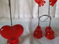 Herz Handyhalter Papierhalter Retro Vintage rot Valentinstag Köln - Weidenpesch Vorschau