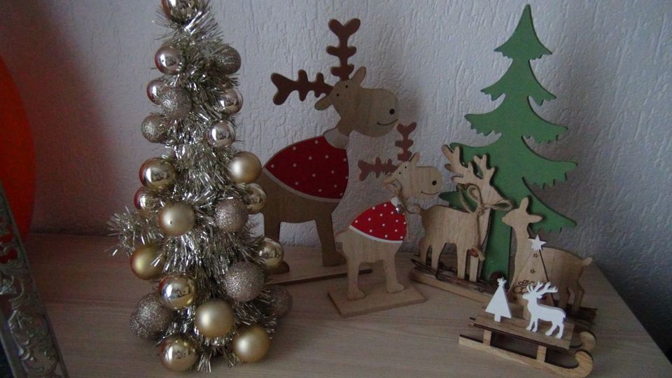 Holz Weihnachtsdeko   Weihnachtsfiguren in Buchen (Odenwald)