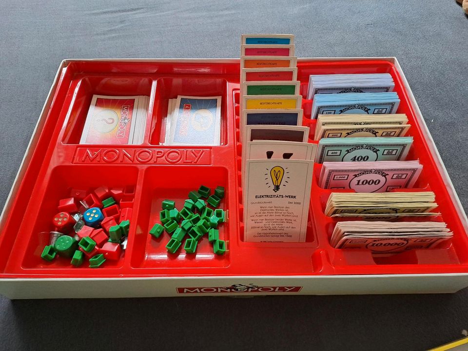 Monopoly alte Version DM D-MARK gemeinschaftsspiel in Pösing