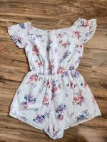 Hollister Jumpsuit S Weiss Blumen Nordrhein-Westfalen - Meckenheim Vorschau