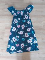 Kleid H&M 146 / 152 für Mädchen blau mit Blumen Bayern - Freystadt Vorschau