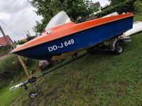Boot Motorboot Sprint Junior Trailer DDR bis 50ps Sachsen - Zeithain Vorschau