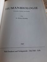 Humanbiologie von Werner Dittschlag Niedersachsen - Celle Vorschau