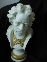 Beethoven Büste aus Gips 40cm - Beethovenbüste Kopf Figur Nordrhein-Westfalen - Recklinghausen Vorschau