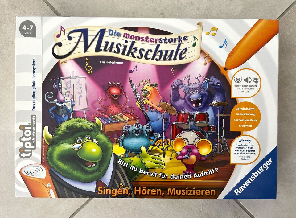 Ravensburger tiptoi Spiel „Die monsterstarke Musikschule“ in Haimhausen