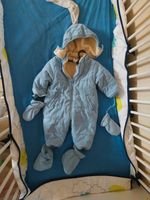 Schneeanzug Größe 68 Baby Club C&A Handschuhe Füßlinge blau Hessen - Waldbrunn Vorschau