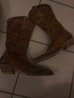 Damen Cowboy Boots Italy Echtleder Gr 36 mega schön extravagant Nordrhein-Westfalen - Merzenich Vorschau