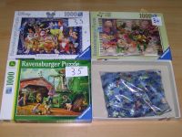 3 Ravensburger Puzzle, 1000 Teile, Disney, John Deere Rheinland-Pfalz - Wissen Vorschau