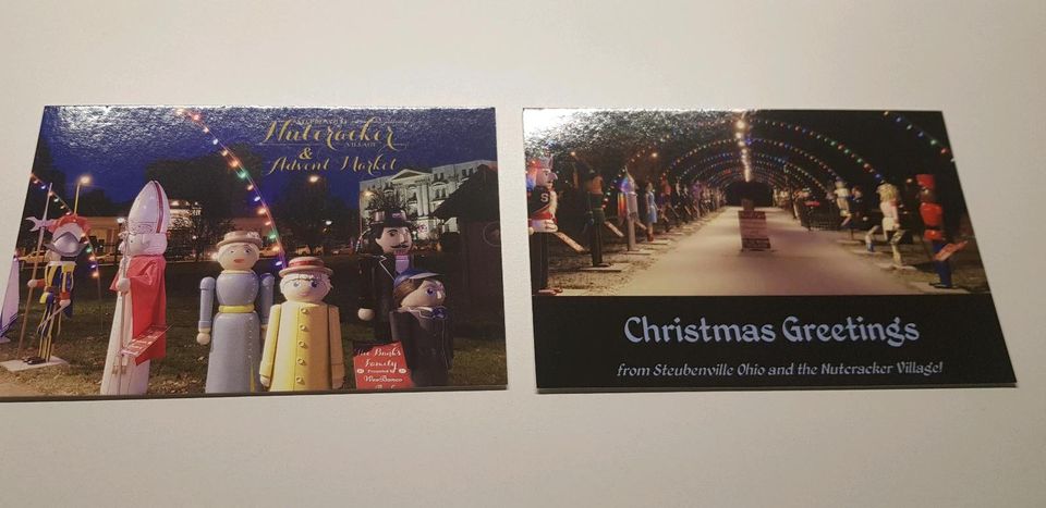 2 Weihnachtspostkarten aus den USA in Pfaffenhofen a.d. Ilm