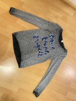 TOP! QS S.Oliver Pullover/ Sweatshirt Gr.XS Pailletten grau/blau Hessen - Hauneck Vorschau