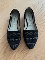 Tamaris Ballerinas Loafer schwarz Leder 39 Stuttgart - Stuttgart-Süd Vorschau