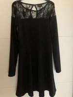 Vila Jersey Mini Kleid mit Spitzenpasse schwarz Gr. S Bayern - Windberg Vorschau