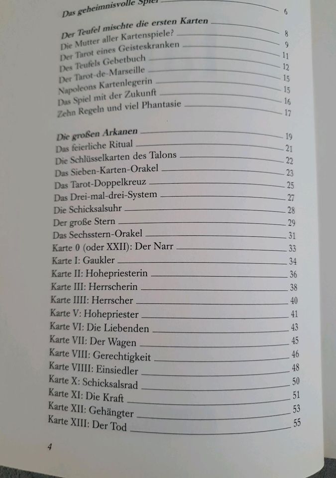 Das große Handbuch des Tarot   Kartenlegen in Warstein