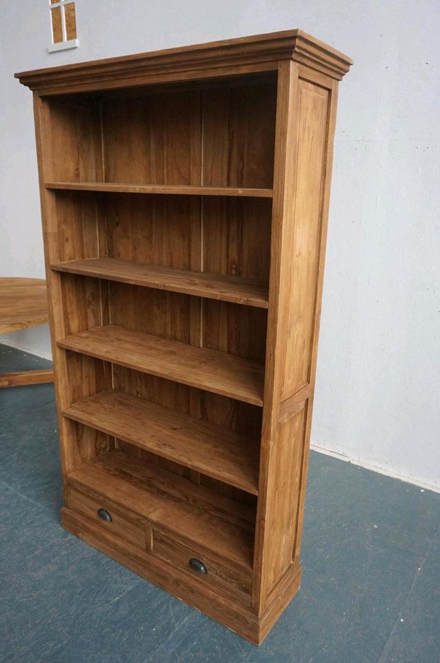 B&B Bücherregal 3349 BUF # Teak Altholz # Massiv-Möbel in Alsfeld