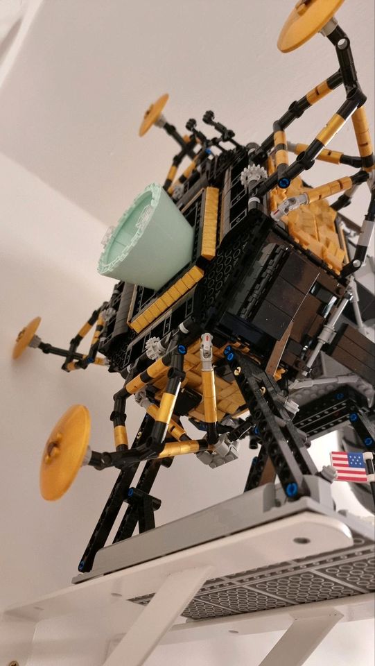 Lego MouldKing Lego Apollo 11 Konvolut Nasa mit Halterung Figuren in Ostbevern