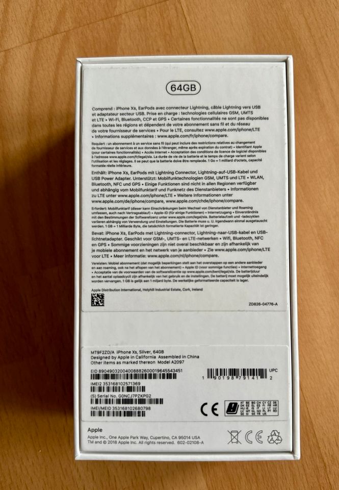 iPhone XS | 64GB | Weiß/Silver in Hildesheim