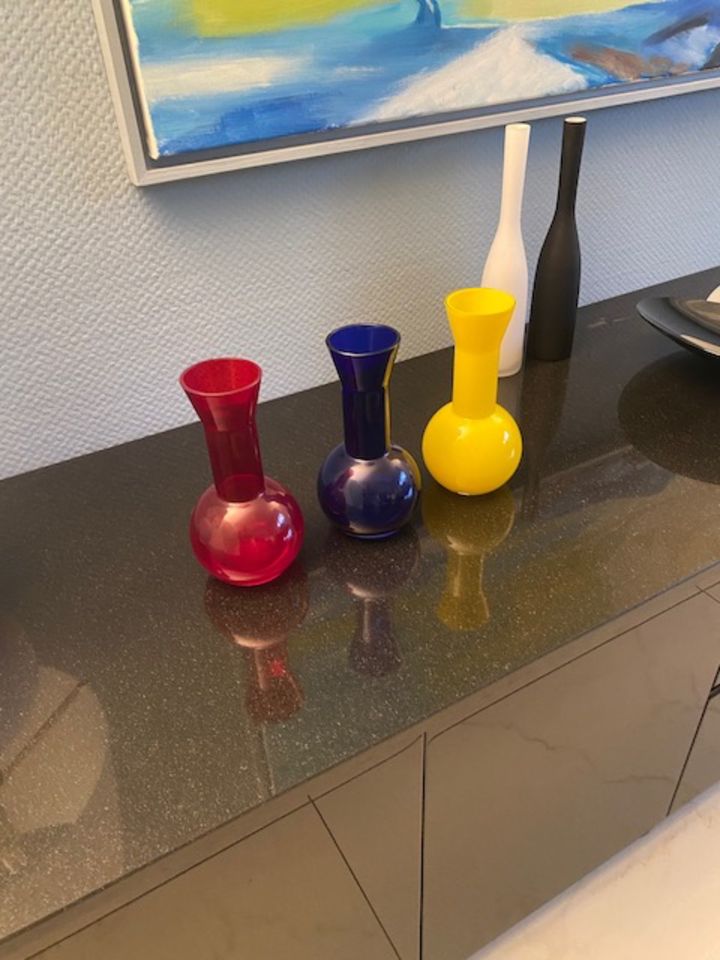 Ritzenhoff Dieter Sieger 3 kleine Vasen Set in Centrum