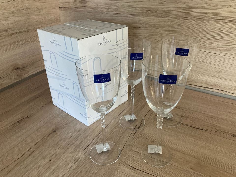 Villeroy & Boch V&B 4 Gläser / Kelche Modern Grace Stemware in Blieskastel