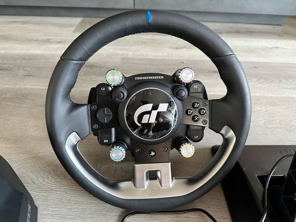 Thrustmaster T-GT I Set Racing Wheel Lenkrad/Base/Pedale + Mods in Willich