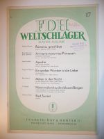 Notenalbum "FDH Weltschlager" Heft 17 Klavier/Akkordeon Baden-Württemberg - Ditzingen Vorschau