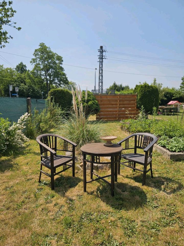 Gartenstuhl Gartentisch Set Holz in Werdau