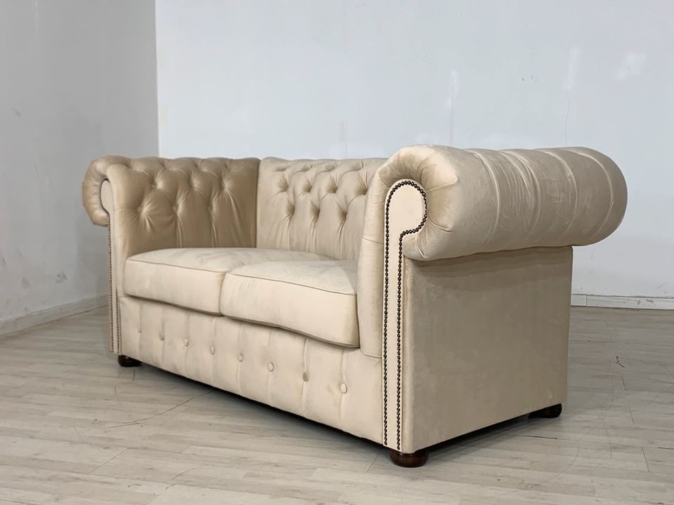 ENGLISH CHESTERFIELD COUCH SOFA COUCHGARNITUR SESSEL VINTAGE in Berlin