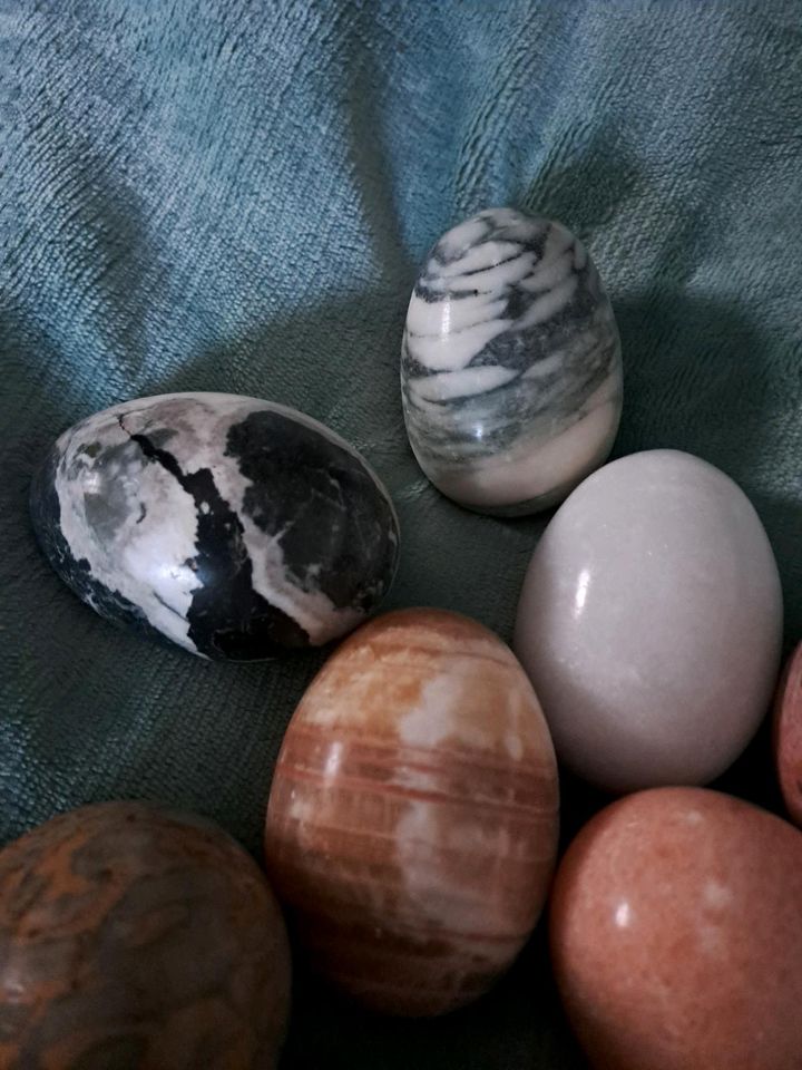 Eier zur Osterdeko Edelstein Achat - groß -  Rarität in Wehringen
