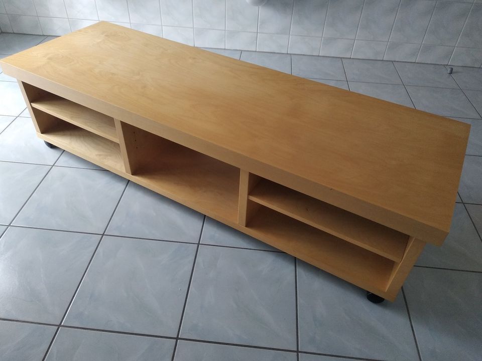 Sideboard, Lowboard, TV Bank, B150 x T50 x H40 Birke, mit Rollen in Remscheid