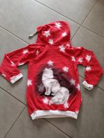 Handmade Kleid Pullover Sweatshirt Hoodie 104 rot Fuchs Nordrhein-Westfalen - Kreuztal Vorschau