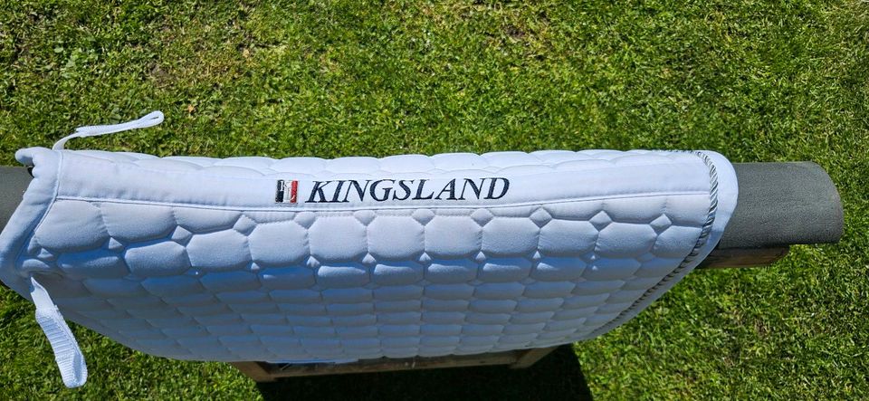 Kingsland Dressur/Turnier Schabrake weiß *NEU* in Kall