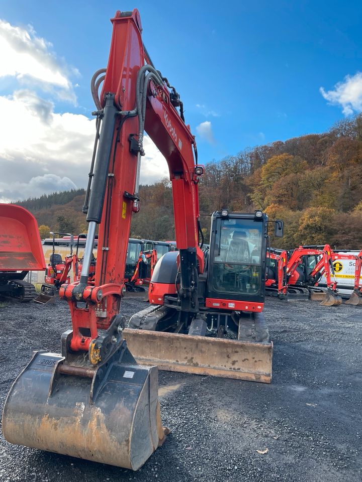 Kubota KX080-4Alpha2 Minibagger inkl. HS08 Schnellwechsler Bagger in Bad Breisig 