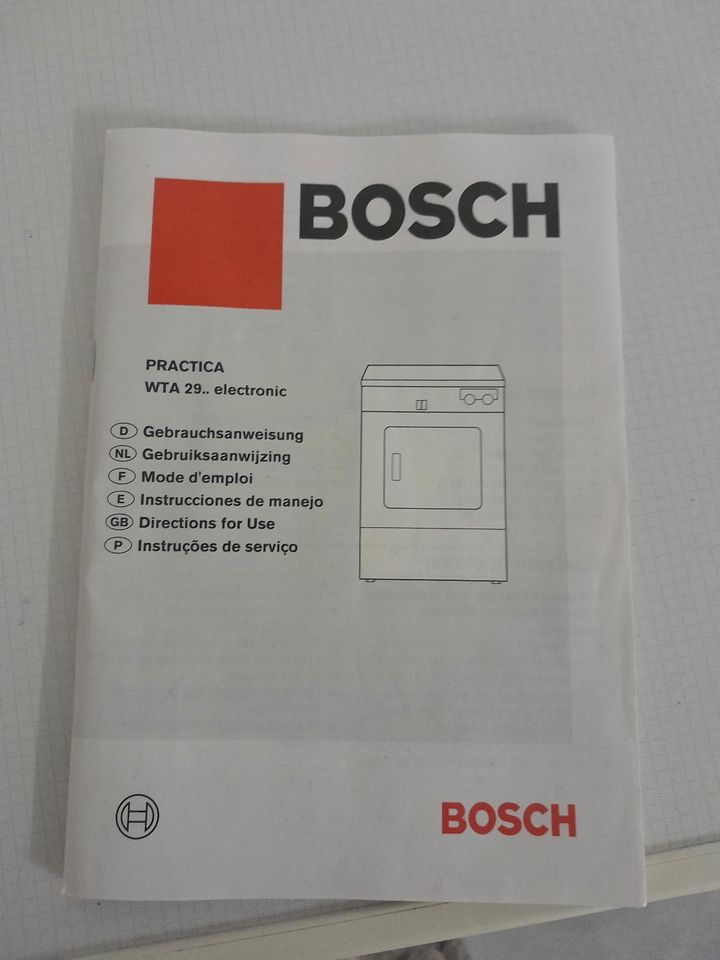 Bosch Trockner, Abzugstrockner in Willingen (Upland)