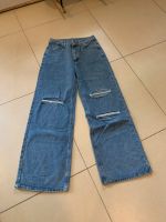 Baggy Jeans mit Riss weitem Bein hoher Taille M SHEIN Bayern - Sulzfeld im Grabfeld Vorschau