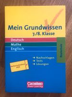 Lernbuch - Mein Grundwissen D, M + E, 7./8. Klasse Realschule Baden-Württemberg - Zell am Harmersbach Vorschau