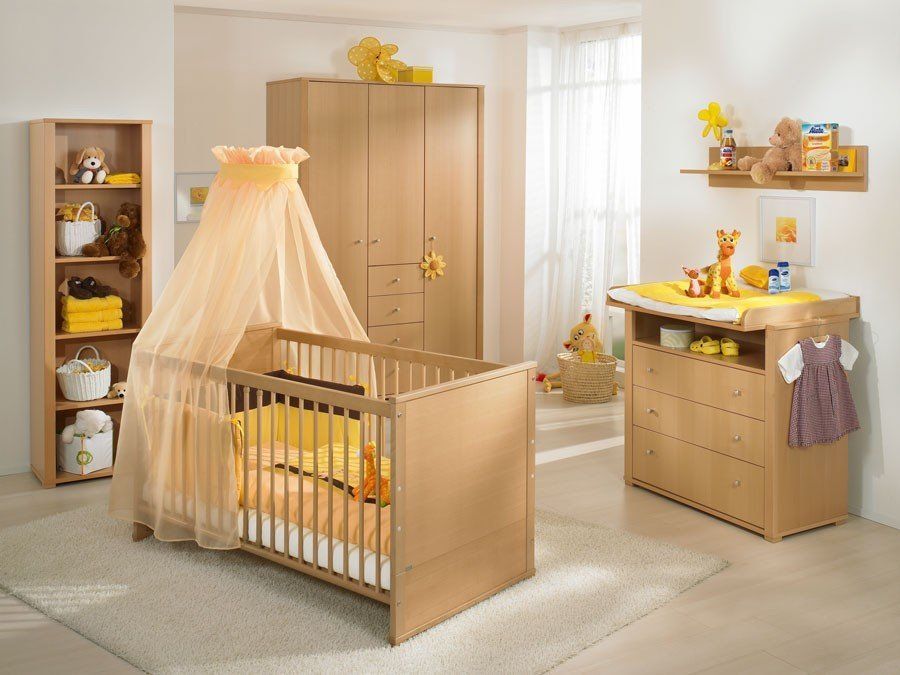 ⭐ PAIDI Varietta Baby-/Kinderzimmer Buche, inkl. Rost u. Matratze in Oberkirch