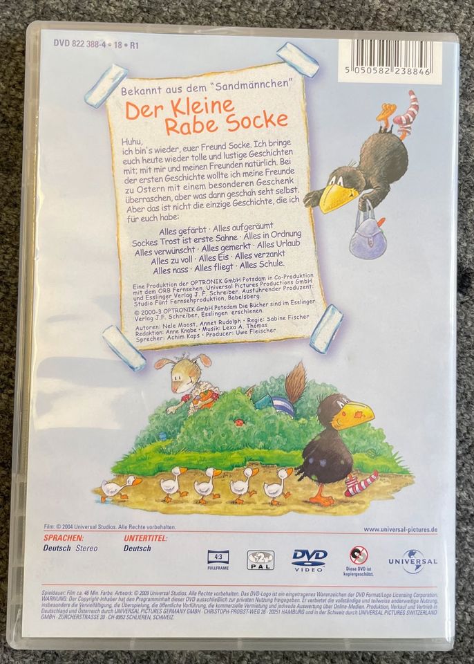 DVD Der kleine Rabe Socke - Alles gefärbt! in Leipzig