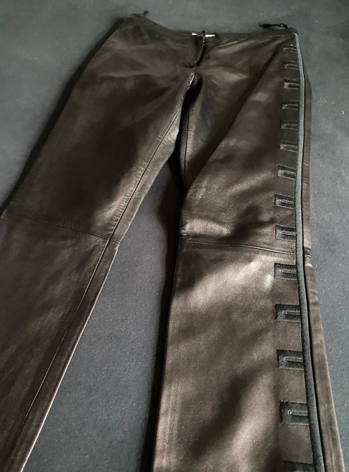 Gianni Versace Couture Designer Leder Hose  It; 40 in Meine