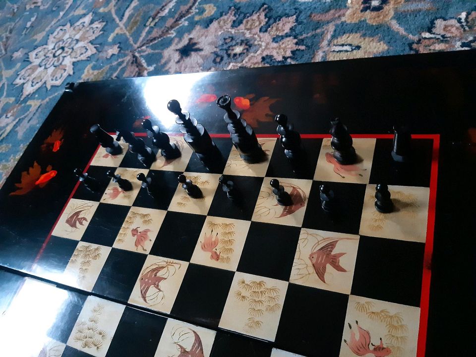 Schach antik Backgammon in Hagen